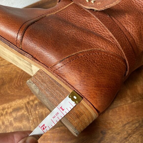 Lands' End Brown Heeled Boots Timeless Equestrian Style - Picture 8 of 15